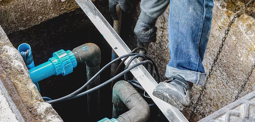 Zoeller Sewage Ejector Pump System in Weston